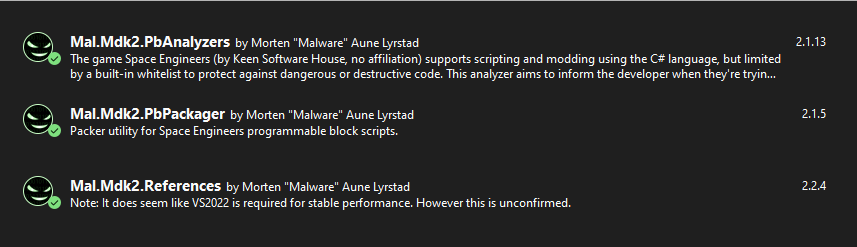 Malware MDK2 Packages