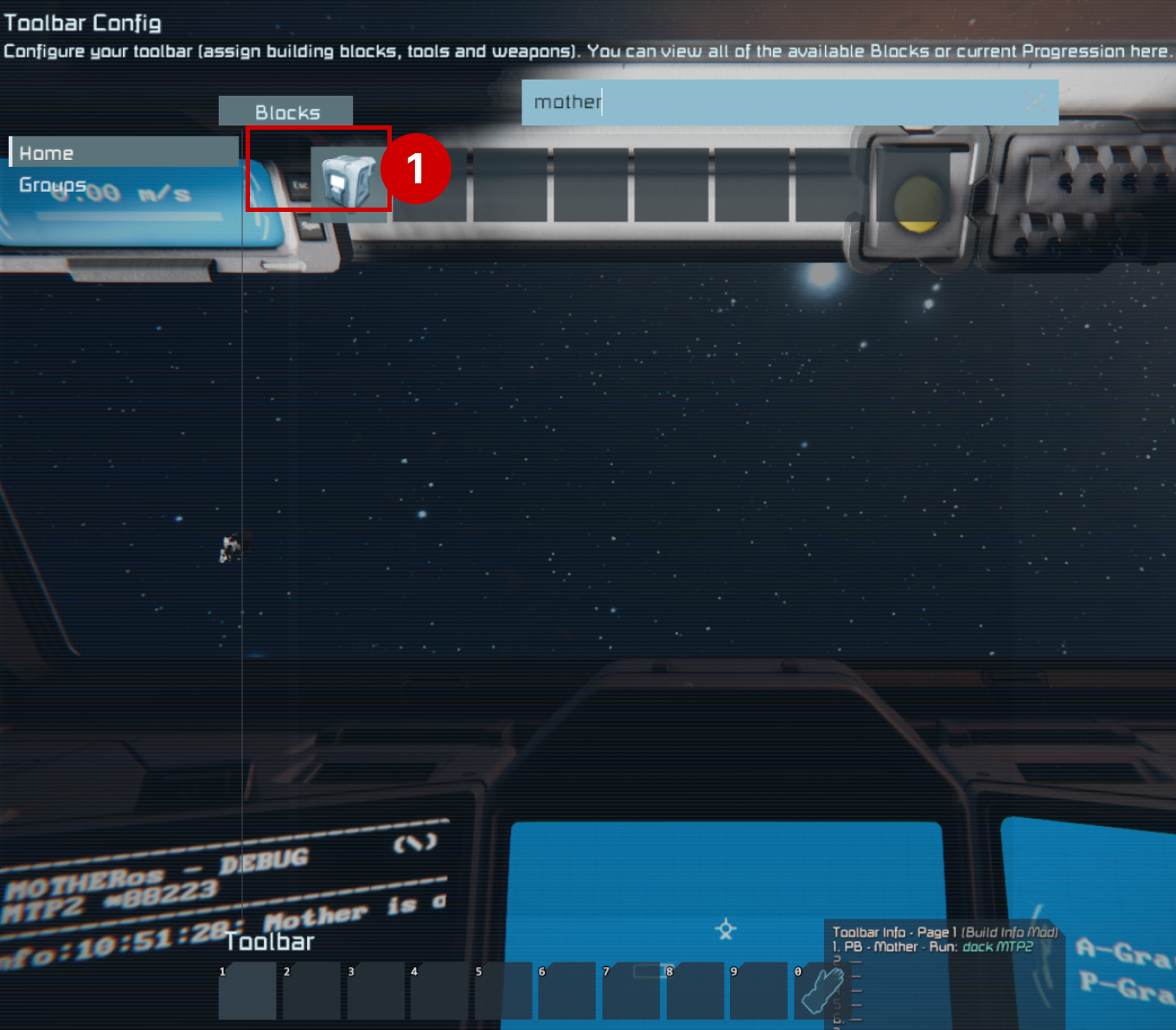 Open Toolbar